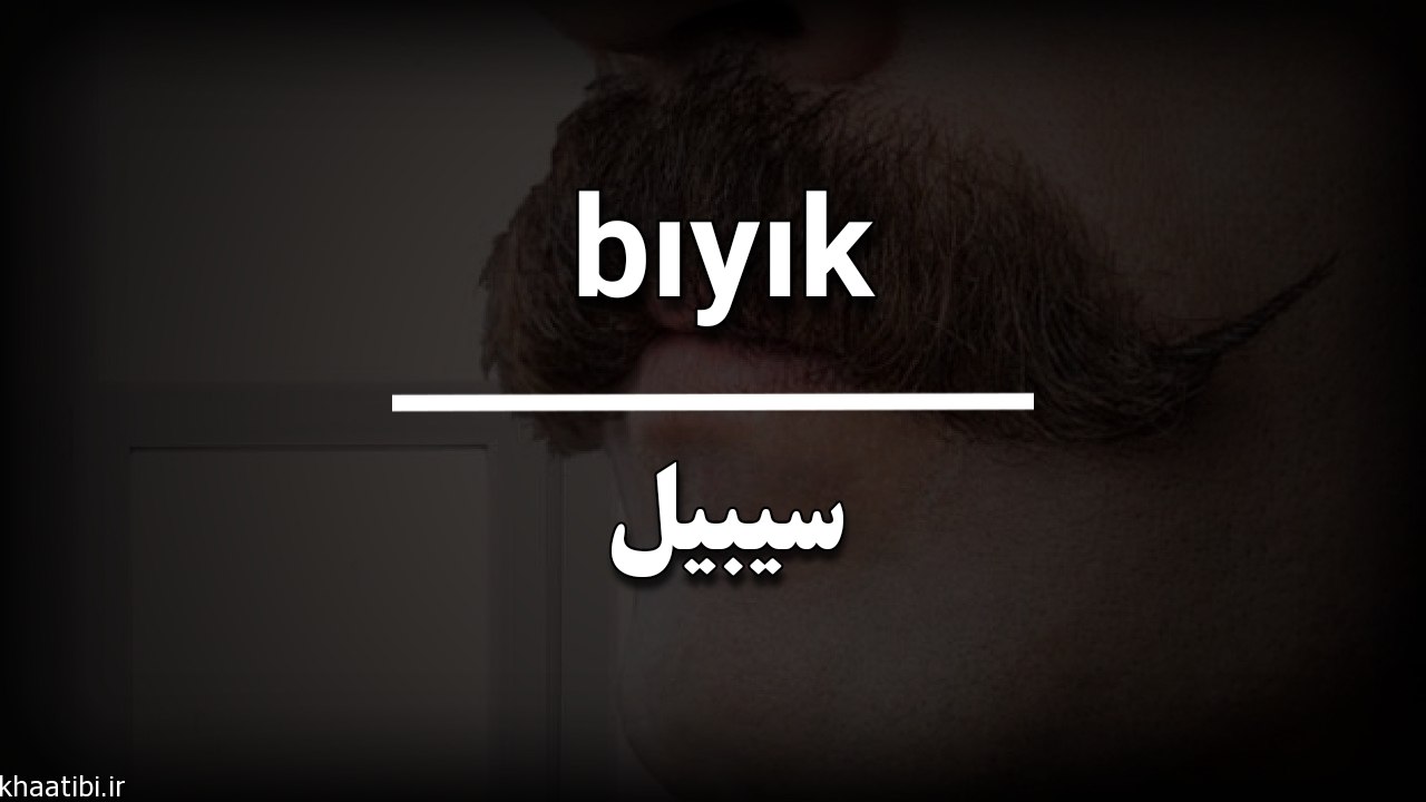 ریش به زبان ترکی